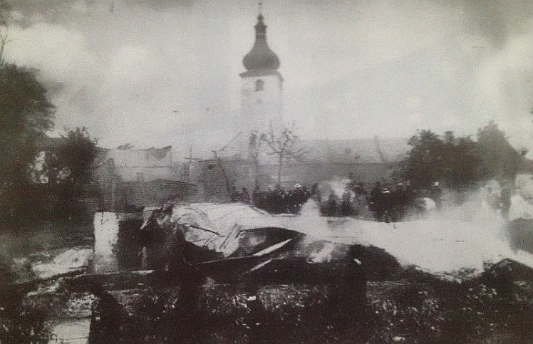 grossbrand in Wiesau 1916